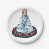 宗教家めい想の紙プレート ペーパープレート (正面)