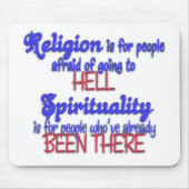宗教対精神性 マウスパッド (正面)