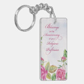 宗教専門職ピンクローズ修道会 キーホルダー (正面左)