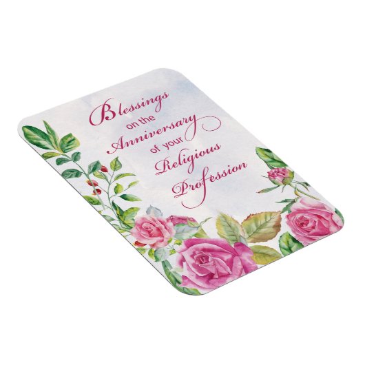 宗教専門職ピンクローズ修道会 マグネット (右側)