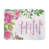 宗教専門職ピンクローズ修道会 マグネット (横)