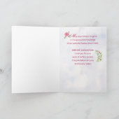 宗教専門職ピンク七十五周年記念 カード (内部)