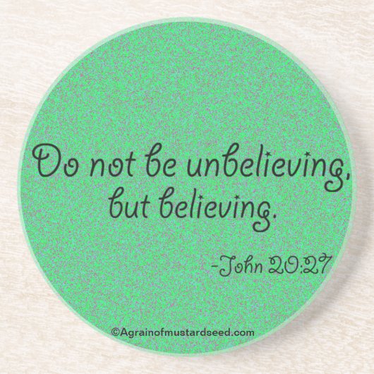 宗教引用文 コースター (正面)