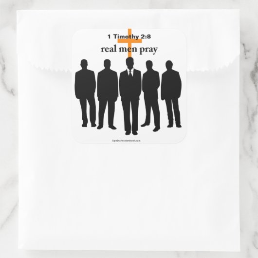 宗教引用文 スクエアシール (バッグ)