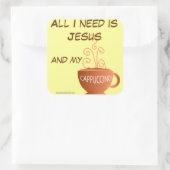 宗教引用文 スクエアシール (バッグ)