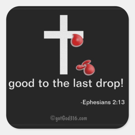 宗教引用文 スクエアシール (正面)