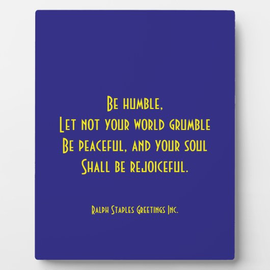 宗教引用文 フォトプラーク (正面)