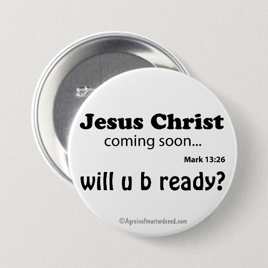 宗教引用文 缶バッジ (正面&裏面)