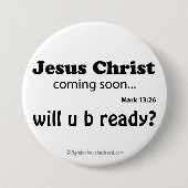 宗教引用文 缶バッジ (正面)