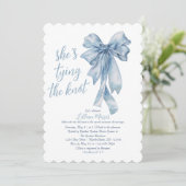 宗教彼女は結び目のブライダルシャワー 招待状 (スタンド正面)