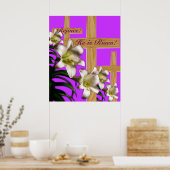 宗教復活祭のポスタープリント – 彼は復活した！ ポスター (キッチン)