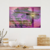 宗教復活祭のポスター – イエス – 彼は復活した ポスター (キッチン)