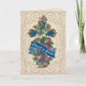 宗教復活祭の復活キリストが復活 シーズンカード (正面)