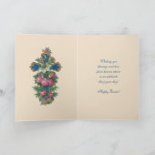 宗教復活祭の復活キリストが復活 シーズンカード (内部)