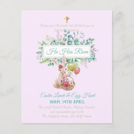 宗教復活祭招待状予算