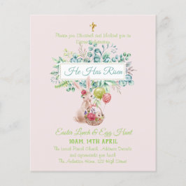 宗教復活祭招待状予算