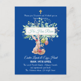 宗教復活祭招待状予算 ポストカード