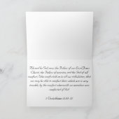 宗教悔やみや弔慰カード カード (内部)