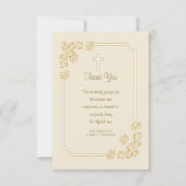 宗教悔やみや弔慰サンキューカード サンキューカード (正面)