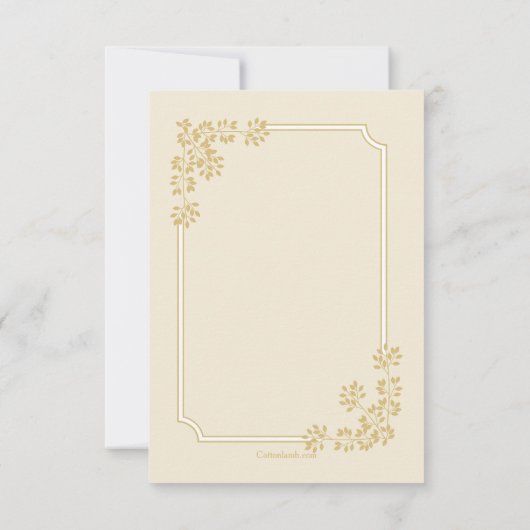 宗教悔やみや弔慰サンキューカード サンキューカード (裏面)