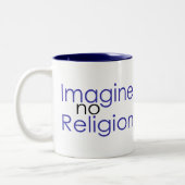 宗教想像なし ツートーンマグカップ (左)