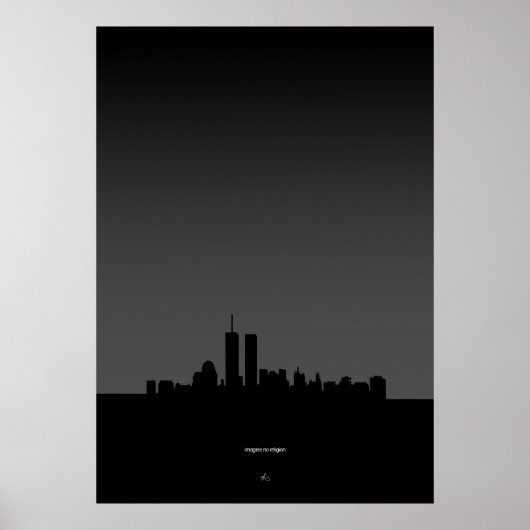 宗教想像世界貿易センターなし ポスター (正面)