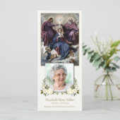 宗教戴冠式メアリー葬儀サンキューカード (スタンド正面)