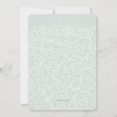 宗教招待状手元の数珠 招待状 (裏面)