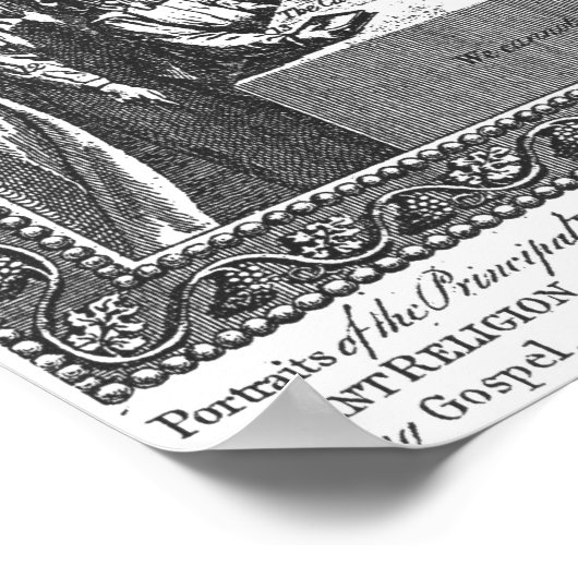 宗教改革のロウソクが灯された』 ポスター (角)