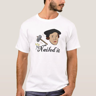 宗教改革の日マルティン・ルターのキリスト教の贈りおもしろい物 Tシャツ