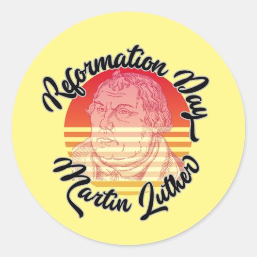 宗教改革の日ヴィンテージマーチンルター ラウンドシール (正面)