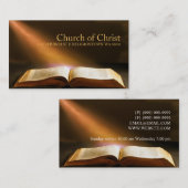 宗教教会キリスト教宗教聖書 名刺 (正面/裏面)