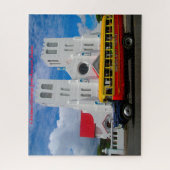 宗教教会サモア。クリスマスの挨拶 ジグソーパズル (縦)