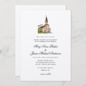 宗教教会結婚の 招待状 (正面/裏面)