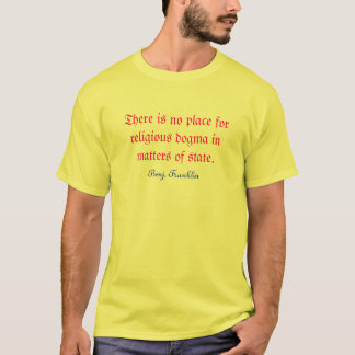 宗教教義 Tシャツ