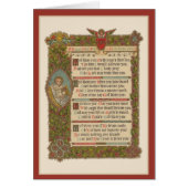 宗教新年祈りの言葉ヴィンテージ (正面)