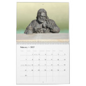 宗教暦12か月 カレンダー (2月 2027)