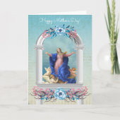 宗教母の日ヴァージンメアリーエンジェルス カード (正面)