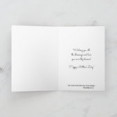 宗教母の日ヴァージンメアリーエンジェルス カード (内部)