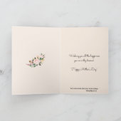 宗教母の日ヴァージンメアリーラムイエス カード (内部)