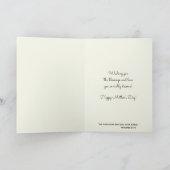 宗教母の日賛美ヴァージンマリーヴィンテージ カード (内部)