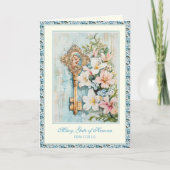 宗教母メアリーフローラ勇気付けられる カード (正面)