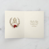 宗教母永久カソリッ救済クイエズカー カード (内部)