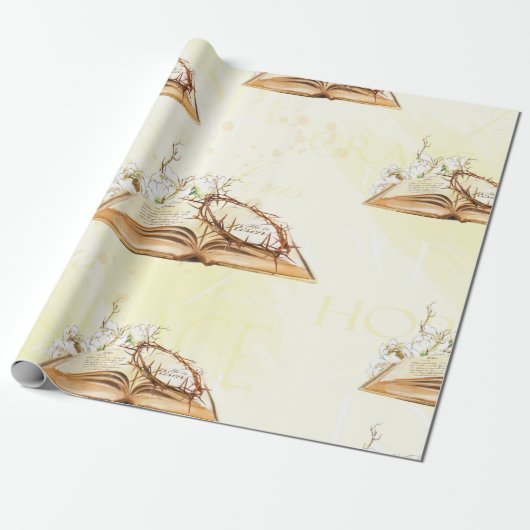 宗教水彩聖書 ラッピングペーパー (アンロールド)