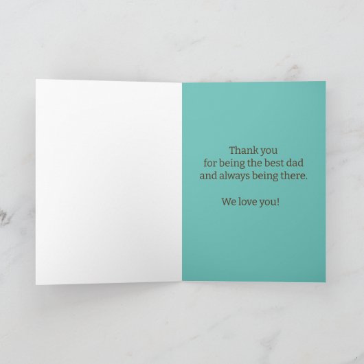 宗教父の日バイブル聖句ハイキングトレイル カード (内部)