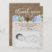 宗教献呈のサンキューカードは男の子感謝していしています サンキューカード (正面/裏面)