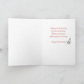 宗教生命姉妹年賛美会 カード (内部)