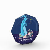 宗教生活から50周年を迎えるピンク色の花 フォトブロック (左)