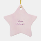 宗教生活カトリック修道女25周年 セラミックオーナメント (裏面)