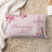 宗教生活カトリック修道女25周年 ランバークッション (ブランケット)